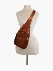 Multi Pocket Front Crossbody Sling