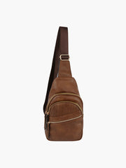 Multi Pocket Front Crossbody Sling