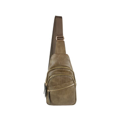 Multi Pocket Front Crossbody Sling