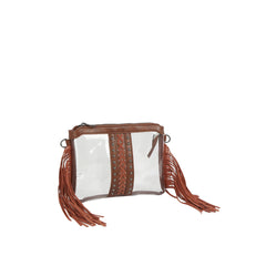 Western Fringe Clear Stadium Crossbody