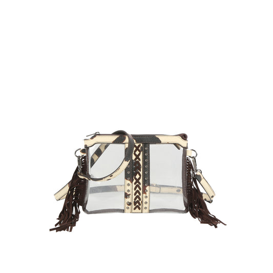 Western Fringe Clear Stadium Crossbody
