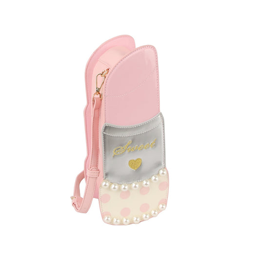 Sweet Pearl Lipstick Crossbody Bag