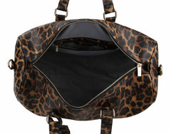 Animal Printed Leopard Weekender Travel Duffel Bag