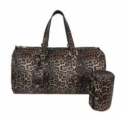 Animal Printed Leopard Weekender Travel Duffel Bag