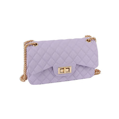 Matte Leather Small Clutch Shoulder Bag