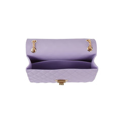 Matte Leather Small Clutch Shoulder Bag