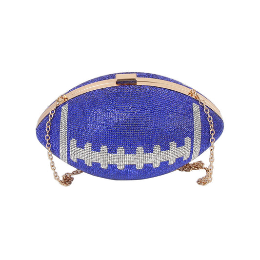 Rhinestone Studded Football Bag