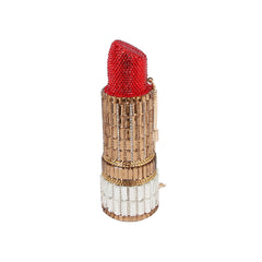 Glam Crystal Lipstick Clutch