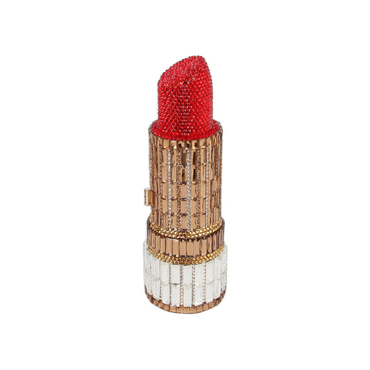 Glam Crystal Lipstick Clutch