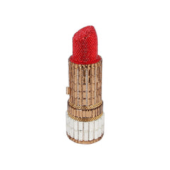 Glam Crystal Lipstick Clutch