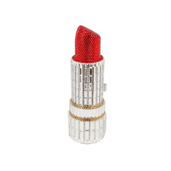 Glam Crystal Lipstick Clutch