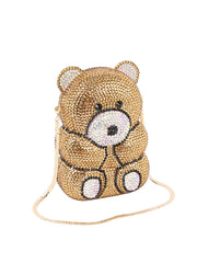 Crystal Teddy Bear Clutch