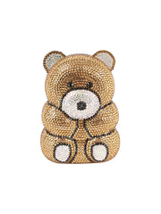 Crystal Teddy Bear Clutch