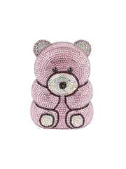 Crystal Teddy Bear Clutch