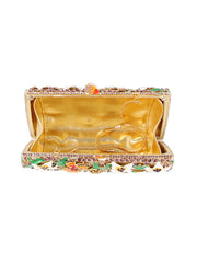 Golden Butterfly Garden Clutch