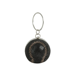Rhinestone Baseball Wristlet Clutch