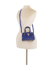 Quilted Jelly Heart Lock Satchel