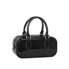 Glossy Jelly Mini Bowler Bag