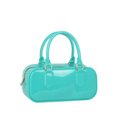 Glossy Jelly Mini Bowler Bag