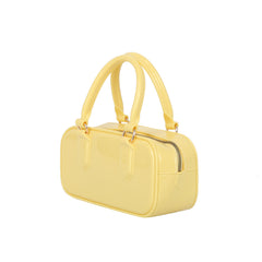 Glossy Jelly Mini Bowler Bag