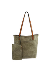 Fashion Leather Tote 2 N 1Hobo Bag