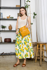 Stylish Crossbody Purse Double Zipper