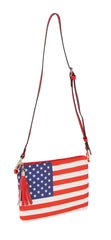 3 in 1 US flag crossbody and pouch set