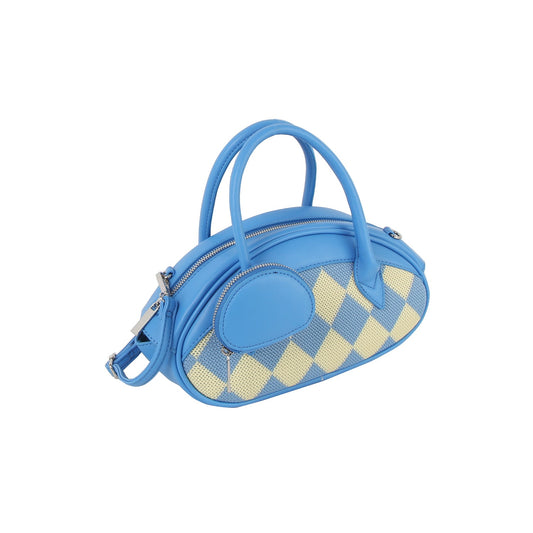 Argyle top handle oval petite handbag