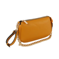 Classic simple chain detail petite crossbody