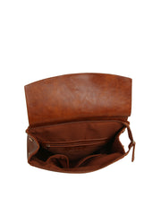 Braided Edge Flap Backpack