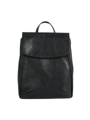 Braided Edge Flap Backpack