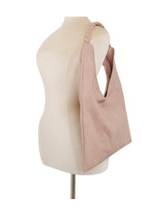 Braided Strap Slouch Hobo Handbag