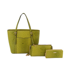 3 in 1 matching tote, crossbody and purse set