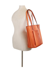 3 in 1 crocodile texture tote, crossbody and purse set