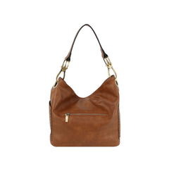 Whipstitch Ring Hobo Shoulder Bag