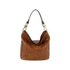 Whipstitch Ring Hobo Shoulder Bag