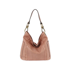 Whipstitch Ring Hobo Shoulder Bag