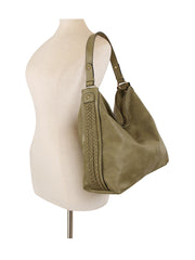 Whipstitch Hobo Bag