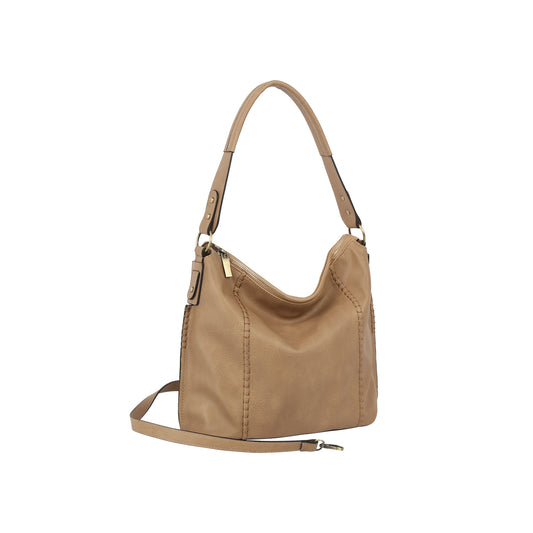 Whipstitch Hobo Bag