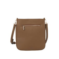 Front Zip Organizer Crossbody Bag