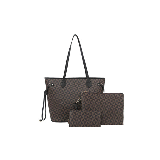 3 in 1 Tote Sets Women Hobe Shpper Handbag