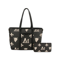 2 in 1 monogram daily shoulder tote with matching purse