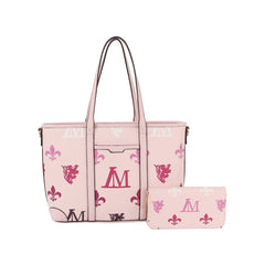 2 in 1 monogram daily shoulder tote with matching purse