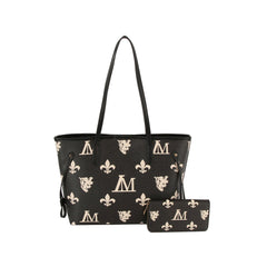 2 in 1 monogram vacation tote with matching purse