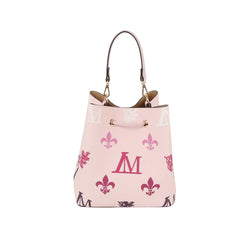 2 in 1 medium monogram bucket bag with matching purse