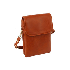 Front Zip Pocket Mini Crossbody Bag