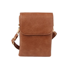Front Zip Pocket Mini Crossbody Bag