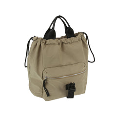 Nylon draw string daily backpack