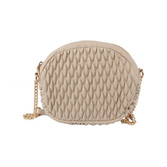 Chain detail strap woven daily crossbody