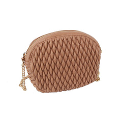 Chain detail strap woven daily crossbody